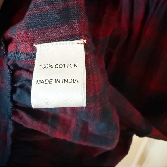 JESSAKAE Brooks Red and Navy Plaid Midi Dress - Picture 9 of 10